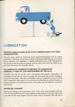 Preview for 31 page of Volkswagen TRANSPORTER 1963 Instruction Manual