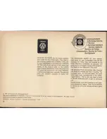 Предварительный просмотр 56 страницы Volkswagen TRANSPORTER 1967 Instruction Manual