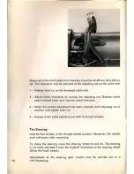 Предварительный просмотр 72 страницы Volkswagen Type II Transporter 1200 Series Instruction Manual