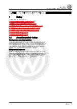 Предварительный просмотр 7 страницы Volkswagen up! 2012 Workshop Manual