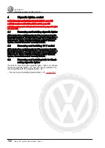 Предварительный просмотр 148 страницы Volkswagen up! 2012 Workshop Manual