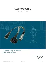 Volkswagen VAS 5581/7 Operating Manual preview