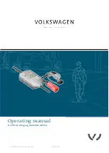 Предварительный просмотр 1 страницы Volkswagen VAS 6923A Operating Manual