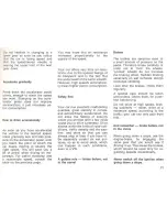 Предварительный просмотр 21 страницы Volkswagen VW-SP/1 Owner'S Manual