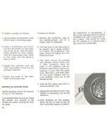 Предварительный просмотр 40 страницы Volkswagen VW-SP/1 Owner'S Manual