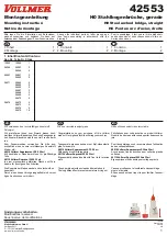 Предварительный просмотр 2 страницы Vollmer 42553 Mounting Instruction