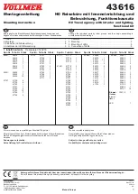 Preview for 2 page of Vollmer 43616 Mounting Instruction