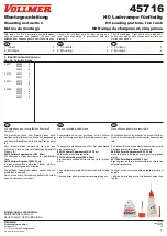 Предварительный просмотр 2 страницы Vollmer 45716 Mounting Instruction