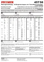 Preview for 2 page of Vollmer 45758 Mounting Instruction