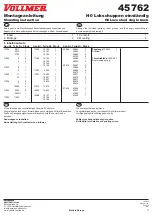 Preview for 2 page of Vollmer 45762 Mounting Instruction