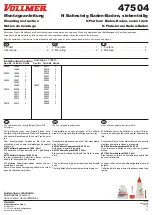 Preview for 2 page of Vollmer 47504 Mounting Instruction