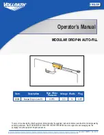 Предварительный просмотр 1 страницы Vollrath 26806 Operator'S Manual