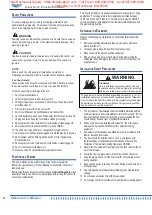 Предварительный просмотр 2 страницы Vollrath 40705 Operator'S Manual