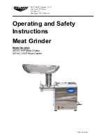 Vollrath 40743 Operating And Safety Instructions Manual preview