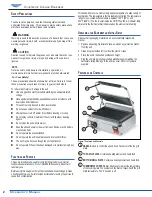 Preview for 2 page of Vollrath 40794 Operator'S Manual