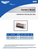Vollrath 40820 Operator'S Manual preview