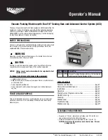 Preview for 1 page of Vollrath 40834 Operator'S Manual