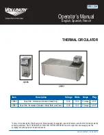 Vollrath 40861 Operator'S Manual предпросмотр