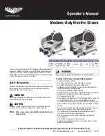 Vollrath 40950 Operator'S Manual preview
