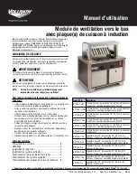 Preview for 13 page of Vollrath 69718C-1-SL Operator'S Manual