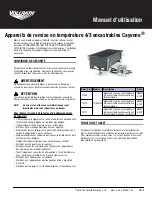 Preview for 5 page of Vollrath 72109 Operator'S Manual