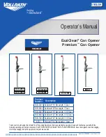 Vollrath BCO-2000 Operator'S Manual preview