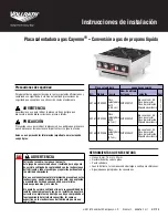 Preview for 9 page of Vollrath Cayenne 40736 Installation Instructions Manual