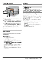 Preview for 2 page of Vollrath Cayenne POA8002 Operator'S Manual