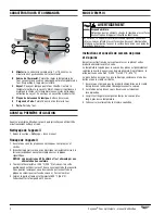 Preview for 6 page of Vollrath Cayenne POA8002 Operator'S Manual