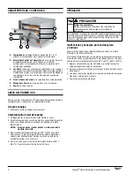 Preview for 10 page of Vollrath Cayenne POA8002 Operator'S Manual