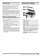 Preview for 6 page of Vollrath Cayenne TSI7001 Operator'S Manual