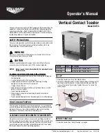 Vollrath CBT15 Operator'S Manual preview