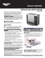 Preview for 5 page of Vollrath CBT15 Operator'S Manual