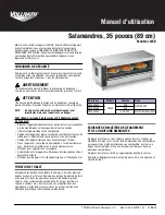 Preview for 5 page of Vollrath CM4-20835 Operator'S Manual