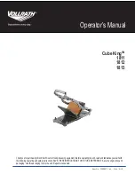 Vollrath Cube King 1811 Operator'S Manual preview