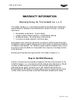 Preview for 6 page of Vollrath Drop-In Hot Wells Operating And Safety Instructions Manual