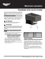 Предварительный просмотр 9 страницы Vollrath FC-4C-03120-FA Operator'S Manual