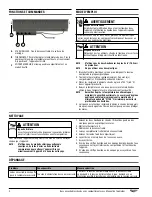 Предварительный просмотр 6 страницы Vollrath FC-4DH-01120-I Operator'S Manual