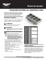 Предварительный просмотр 9 страницы Vollrath FC-4DH-01120-I Operator'S Manual