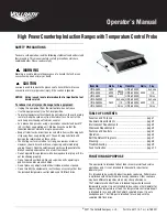 Preview for 1 page of Vollrath HPI4-2600 Operator'S Manual