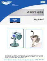 Vollrath King Kutter Operator'S Manual preview