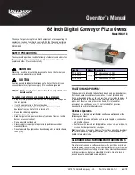 Preview for 1 page of Vollrath MGD18 Operator'S Manual