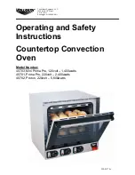 Vollrath Mini Prima Pro 40703 Operating And Safety Instructions Manual предпросмотр