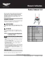 Предварительный просмотр 5 страницы Vollrath Redco Instacut 5.0 Operator'S Manual