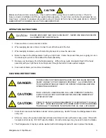 Preview for 3 page of Vollrath REDCO WEDGEMASTER II Installation & Operating Instructions Manual