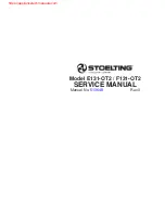 Vollrath Stoelting E131-OT2 Service Manual preview