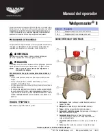 Preview for 5 page of Vollrath Wedgemaster II 700-1 Operator'S Manual