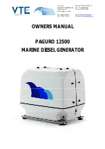 Preview for 1 page of Volpi Tecno Energia PAGURO 12500 Owner'S Manual