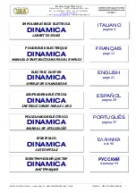 Preview for 1 page of Volpi DINAMICA Operator'S Handbook Manual