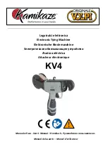 Volpi Kamikaze KV4 User Manual preview